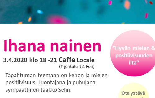 Ihana nainen tapahtuma  Caffe Locale