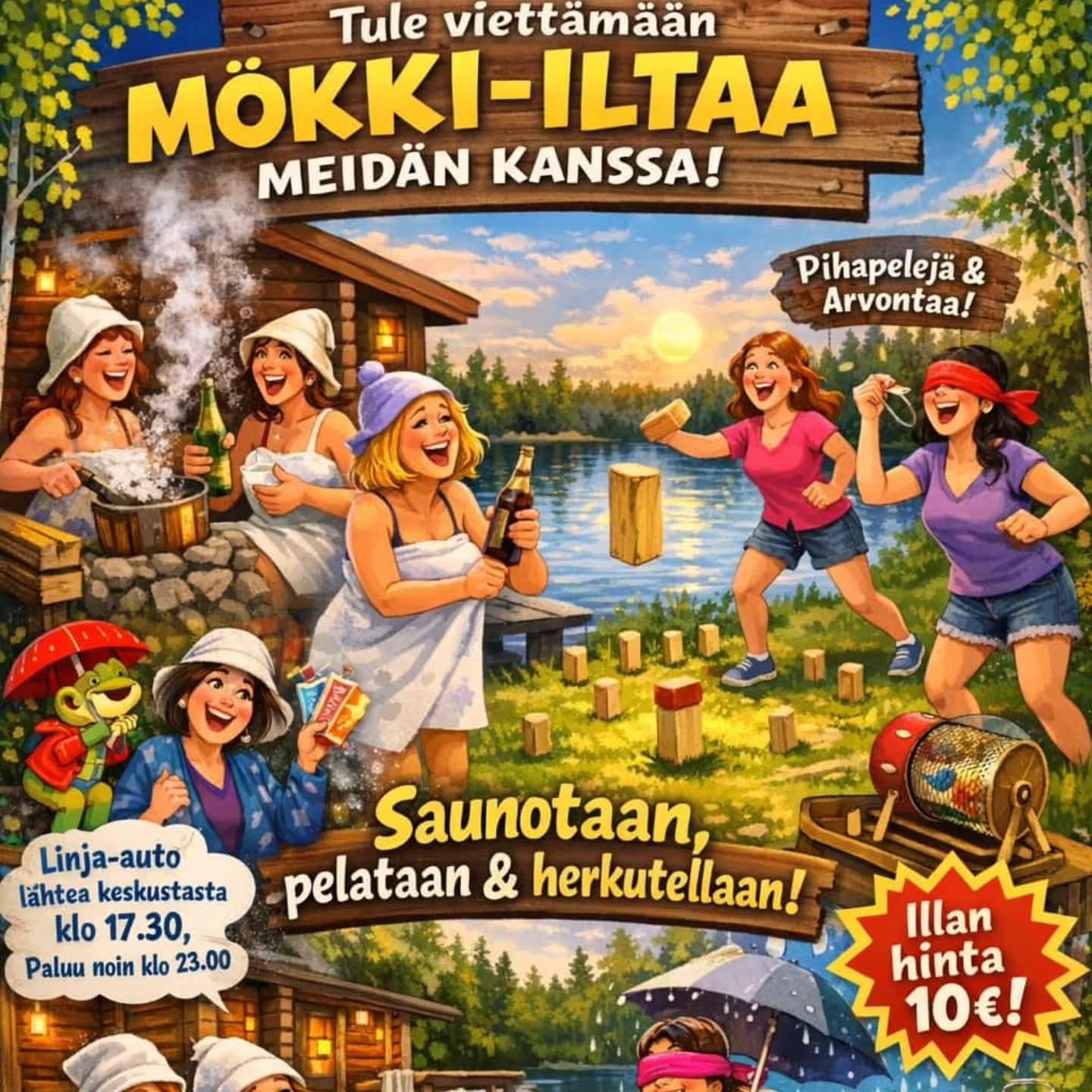 Mökki-ilta meidän kanssa 08.05.2026